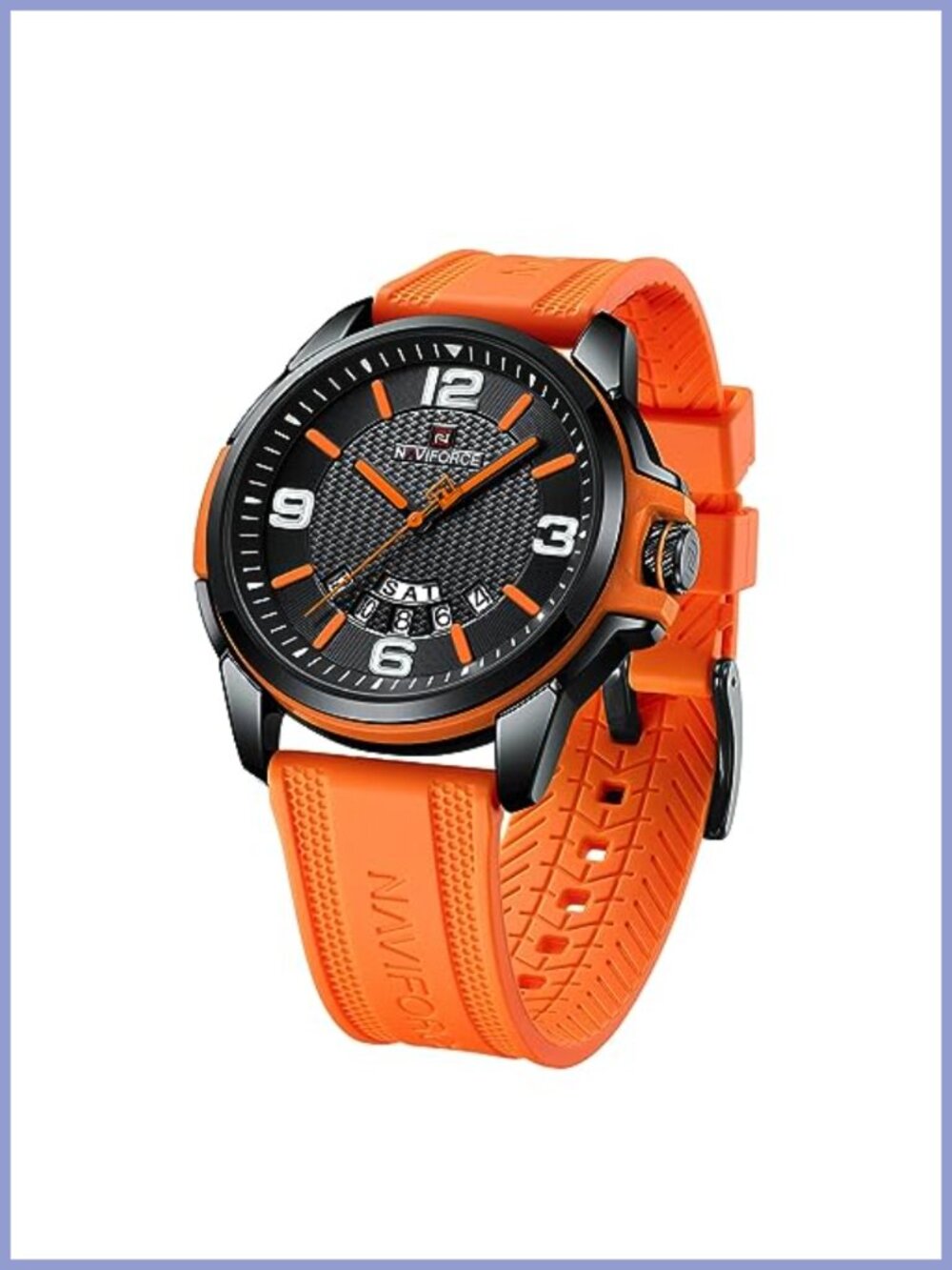 NAVIFORCE Waterproof Analog Quartz Watch for Men Women, Auto Date, Military